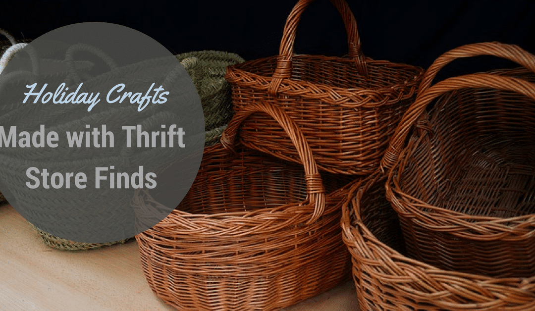 Holiday Craft Projects Made with Thrift Store Finds