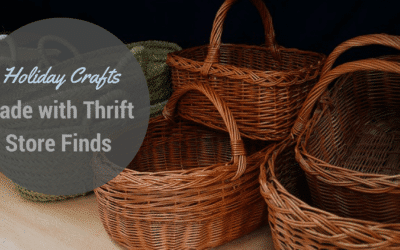 Holiday Craft Projects Made with Thrift Store Finds