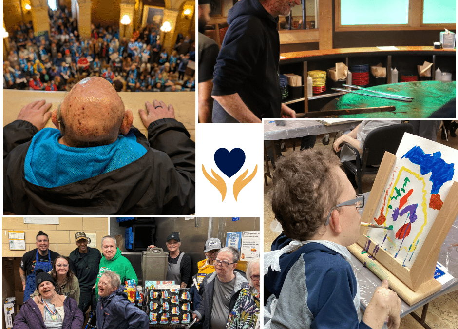 Image of WACOSA Participants in various activities.